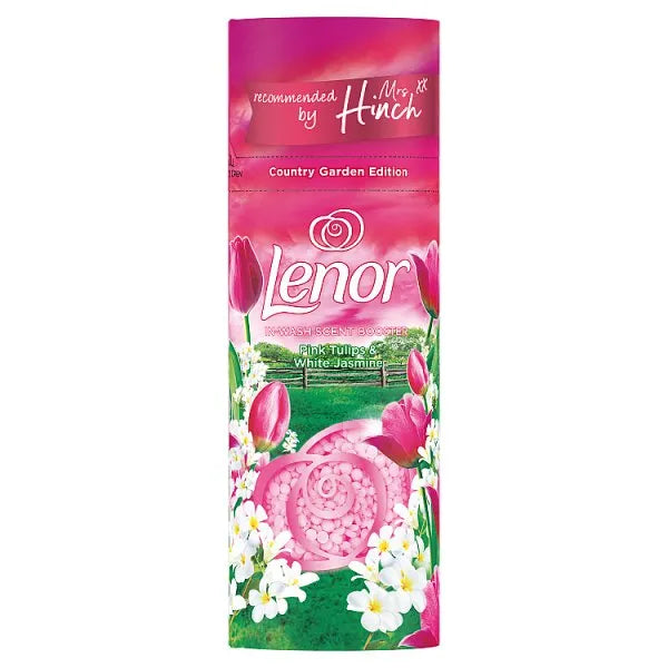 Lenor In-Wash Scent Booster Mrs Hinch Pink Tulips & White Jasmine 176g Lenor In-Wash Scent Booster Mrs Hinch Pink Tulips & White Jasmine 176g